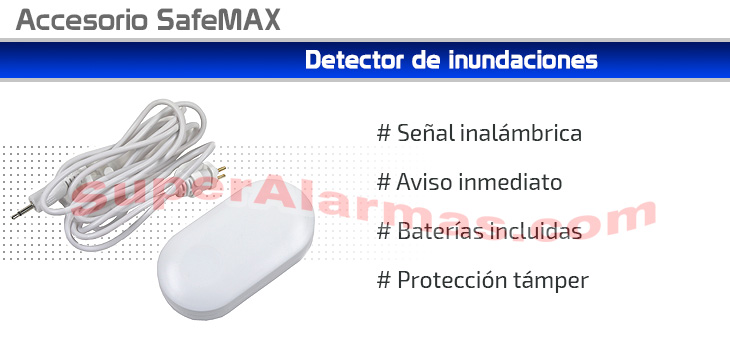 Sensor de inundaciones y agua para barcos y sentinas.