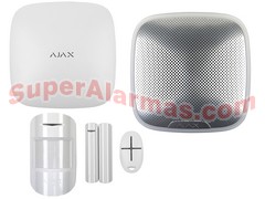 KIT DE ALARMA ANTI ROBOS AJAX CON SIRENA EXTERIOR