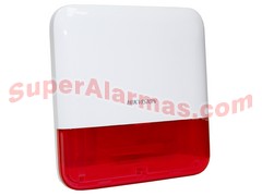 SIRENA DE EXTERIOR LUZ ROJA HIKVISION AX-PRO