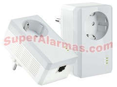 ADAPTADOR PLC 500 MBPS CON ENCHUFE INCORPORADO