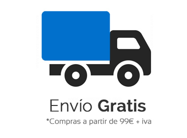 Envíos gratis desde 99 euros + IVA