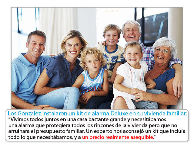 Sea cual sea el tamaño de su vivienda tenemos una alarma que se adapta a usted.