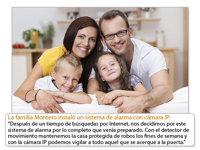 La alarma de este kit le avisa al teléfono y la cámara le permite ver qué pasa.