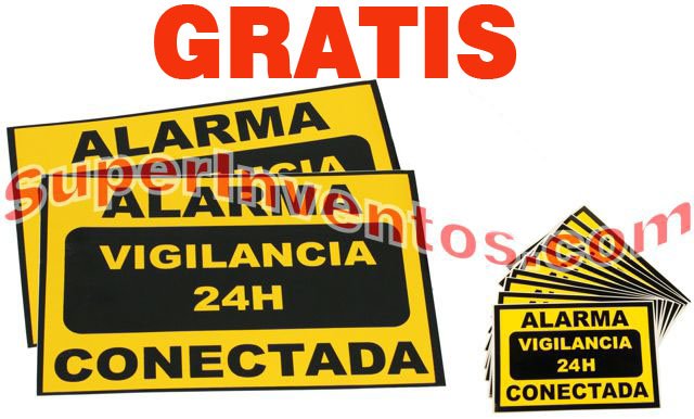 Con la alarma sin cuotas Aurora G5 le regalamos un juego completo de carteles