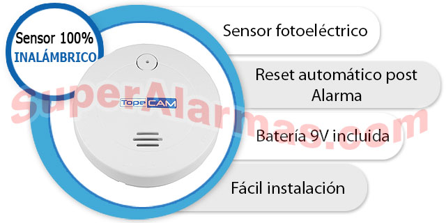 El sensor de humos para la alarma Aurora Touch puede salvarle la vida