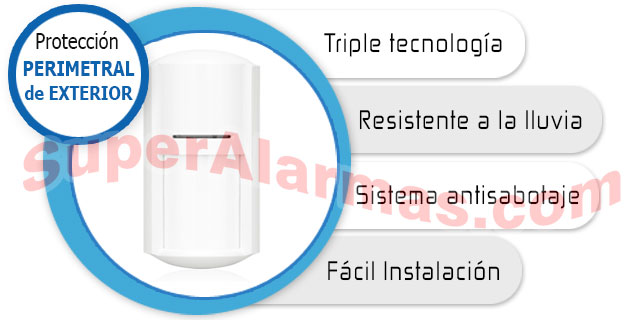 Con el sensor de movimiento de exterior puede tener protegidos el exterior de su casa de una forma sencilla