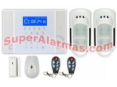 Kit de alarma para exterior con dos sensores perimetrales