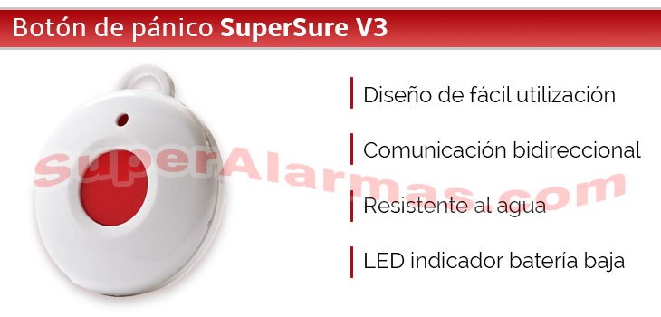 Botón de pánico y emergencia de fácil utilización