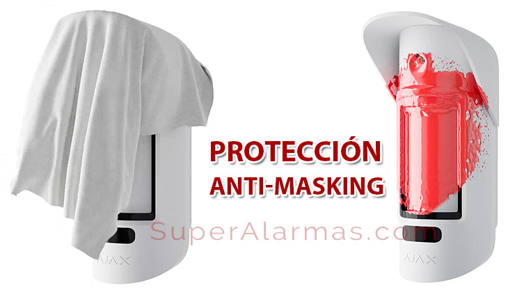 Sensor de movimiento exterior Ajax con protección anti-masking