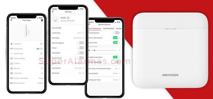 El kit de alarma Hikvision AX-Pro 96 se controla al 100% desde aplicación móvil