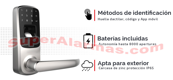 Cerradura electrónica programable a distancia para alquileres turísticos